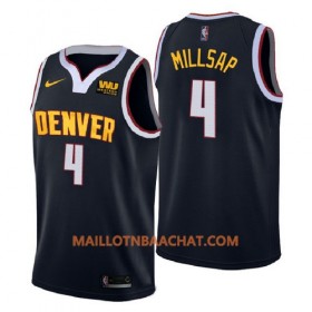 Maillot NBA Denver Nuggets Paul Millsap 4 2018-2019 Nike Navy Swingman - Homme